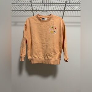 Zara Kids Peach Maui Sweatshirt Size 11-12 Years